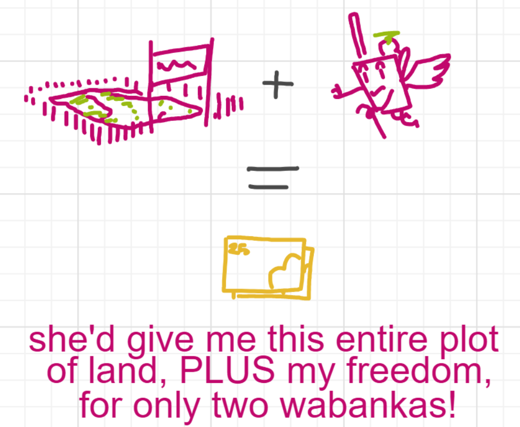 A panel from I've Been Everywhere, Man, episode nine of the Board Boards object show by Furretwalk/WalkingFurret.